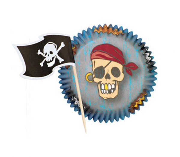 Wilton pirate cupcake papers with picks