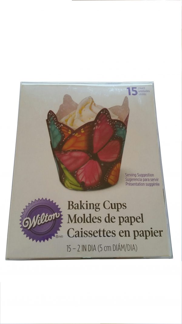 eBay (Gimp) – Wilton butterfly baking papers front