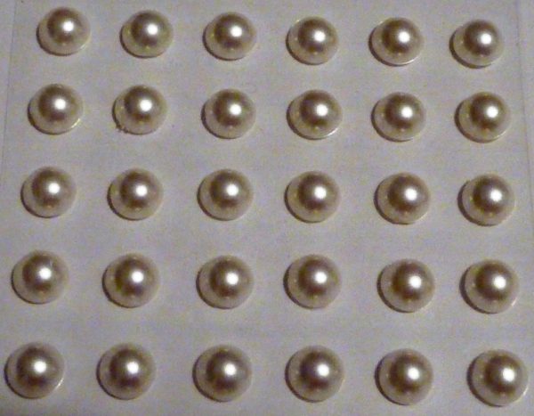 eBay – Martha Stewart stickers cream pearl detail
