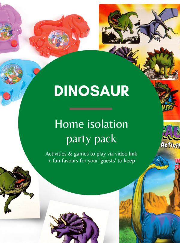 Isolation party pack – dinosaur (without footer)