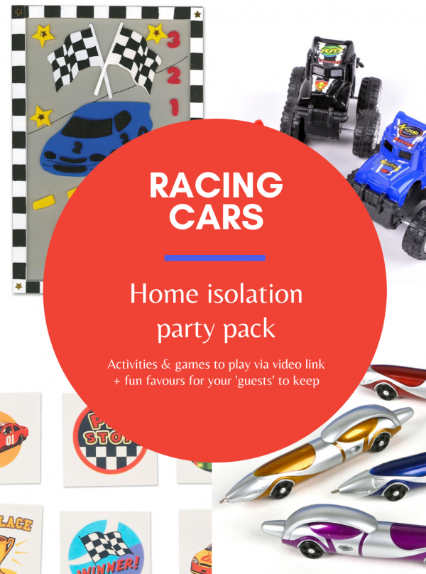 Isolation party pack – racing cars (without footer)