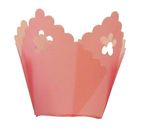 eBay (Gimp) – Wilton pleated pink – single cupcake paper