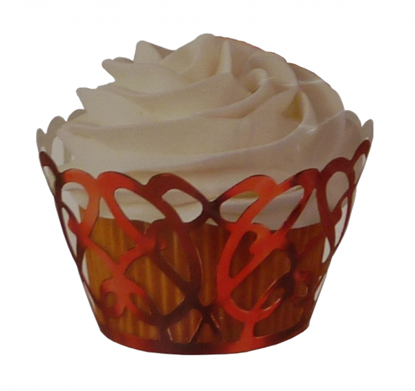 eBay (Gimp) – Wilton wraps swirl red – cupcake only