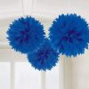 eBay – Fluffy tissue ball decorations, royal blue (BS product ID 74739b)