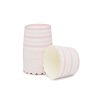 Paper Eskimo Pink Blush Stripe baking cups detail