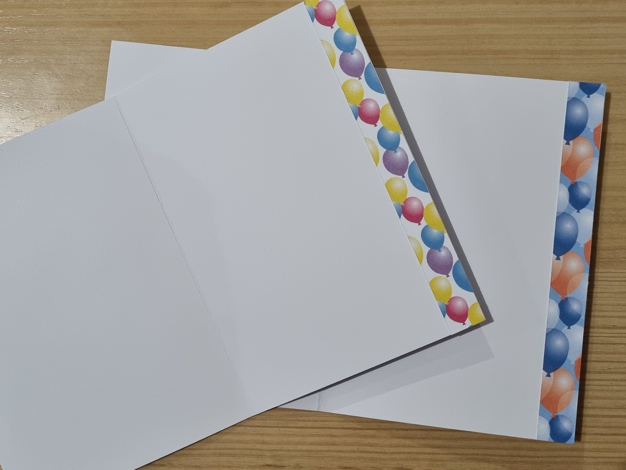 Balloon card – photo inside